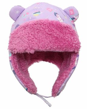 Picture of FlapJackKids Trapper Hat - Unicorn - Lilac