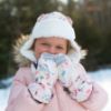 Picture of FlapJackKids Trapper Hat - Floral - Pink