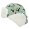 Picture of FlapJackKids Trapper Hat - Black Bear - Green