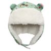 Picture of FlapJackKids Trapper Hat - Black Bear - Green