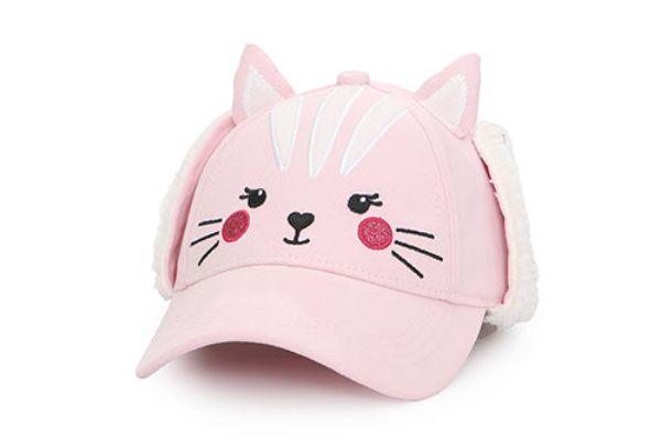 Picture of FlapJackKids 3D Cap With Earflaps - Cat