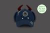 Picture of FlapJackKids 3D Cap With Earflaps - Monster Blue