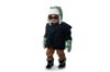 Picture of FlapJackKids Kids Water Repellent Ski Mittens - Black Bear
