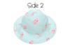 Picture of FlapJackKids Reversible Baby & Kids Patterned Sun Hat - Mermaid | Seahorse