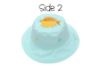 Picture of FlapJackKids Reversible Baby & Kids Sun Hat - Fish & Jellyfish