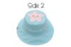 Picture of FlapJackKids Reversible Baby & Kids Sun Hat - Narwhal & Starfish